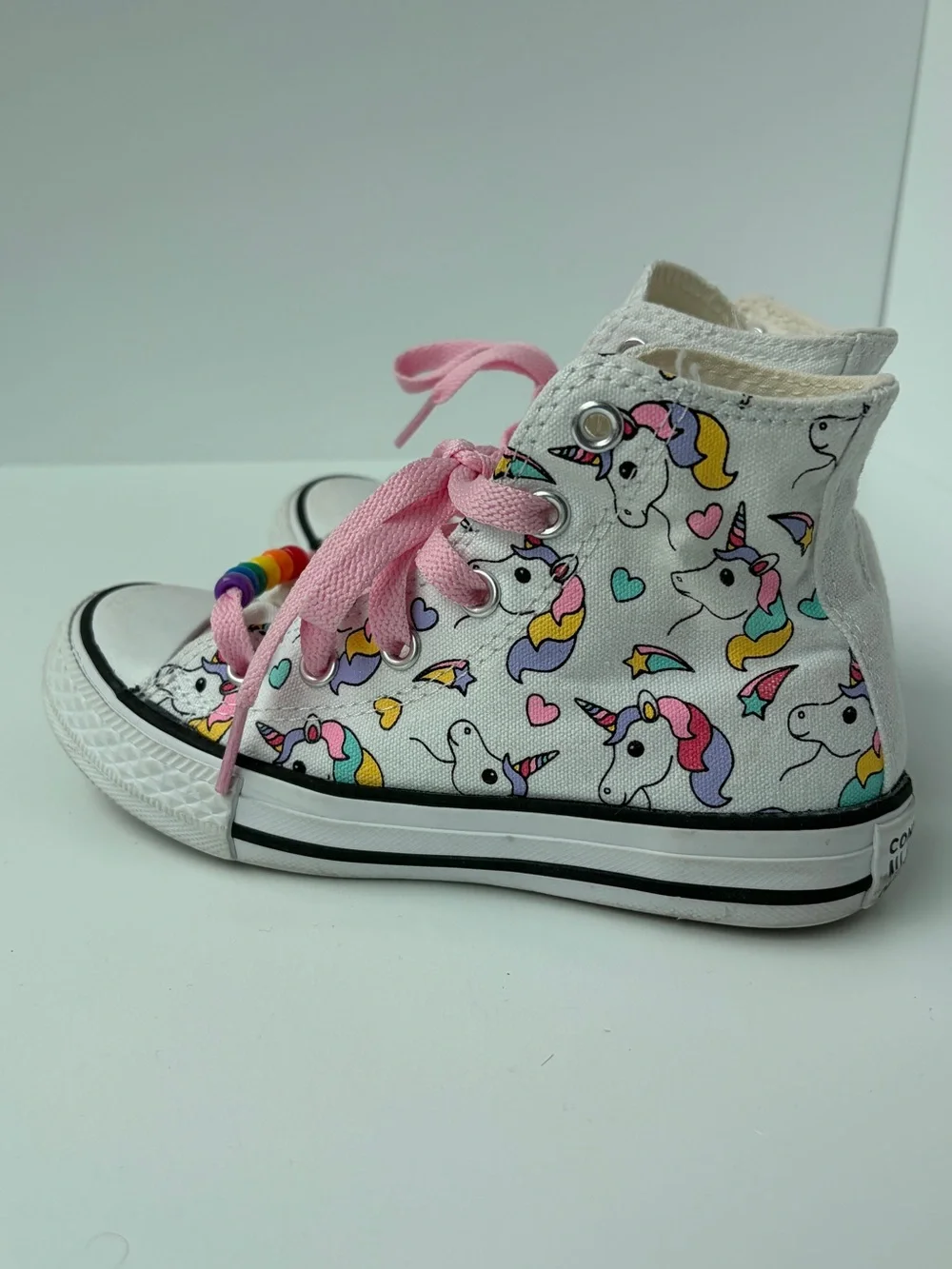 Converse Chuck Taylor All Star Hi-Top Sneakers Unicorn Rainbow Junior 12